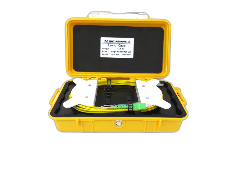 OTDR 150M SINGLEMODE 9/125 an INPUT SC/APC OUTPUT SC/APC LAUNCH CABLE New