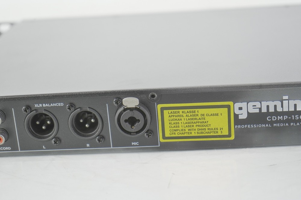 Gemini CDMP-1500 Single 1U CD/MP3/USB Player - ISSUE