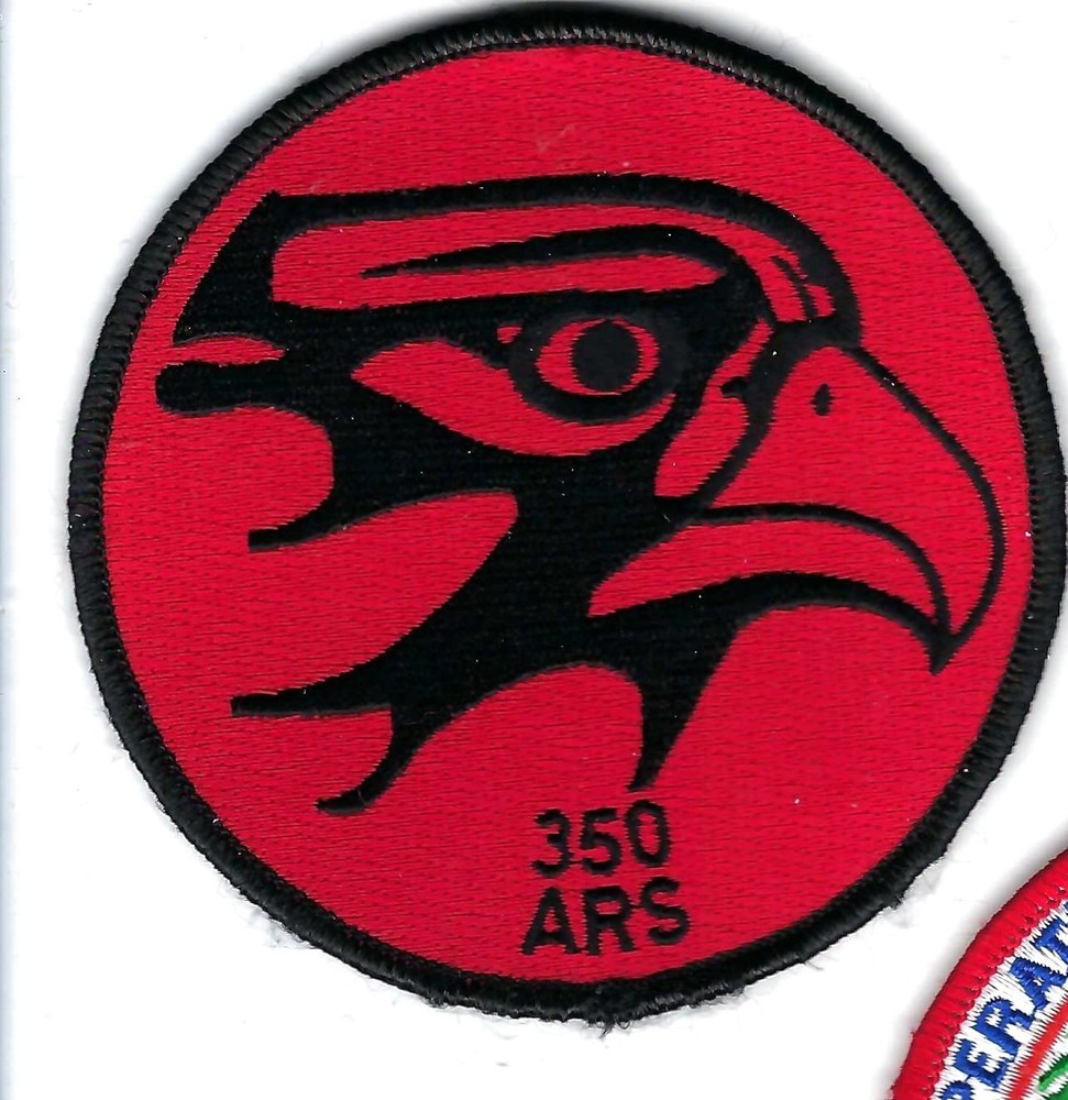PATCH USAF 350th AIR REFUELING SQ RED       B7-28