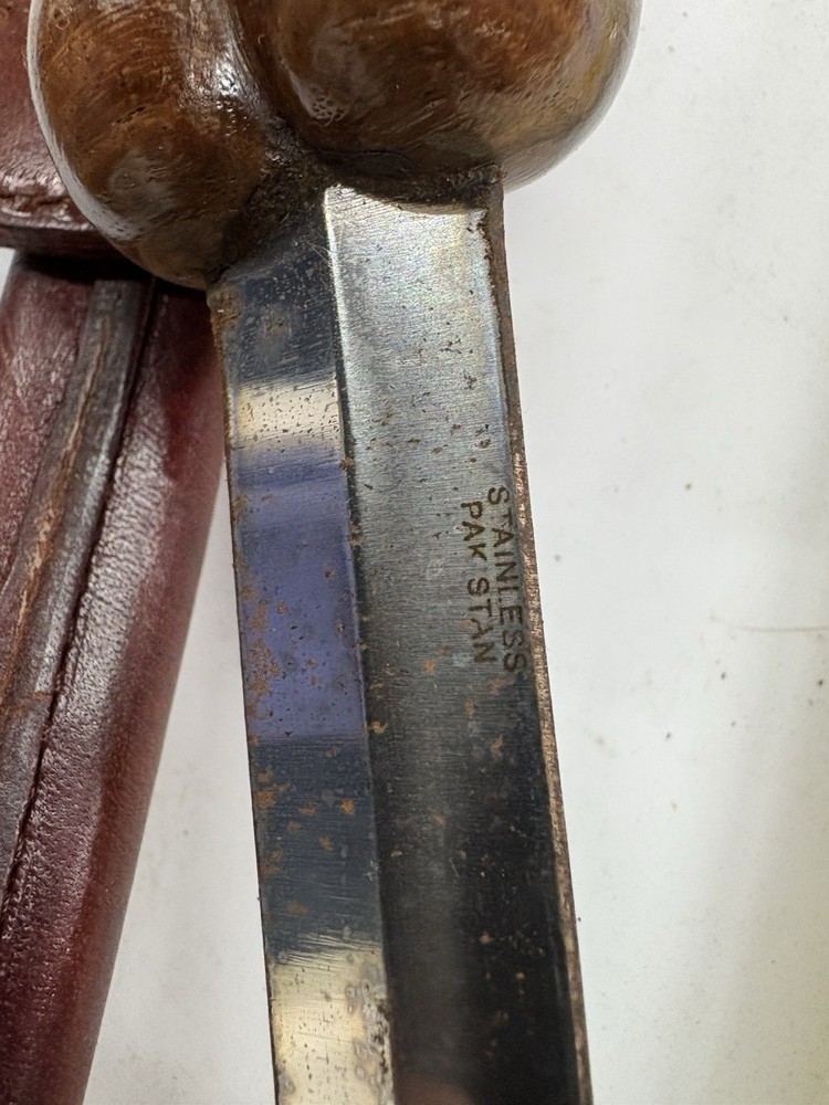 Wood Hilt Bollock Dagger