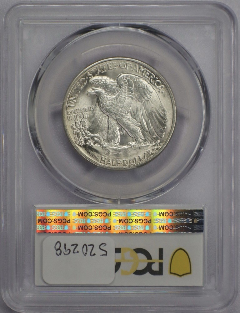 1945 50c Walking Liberty Half Dollar - PCGS MS 64