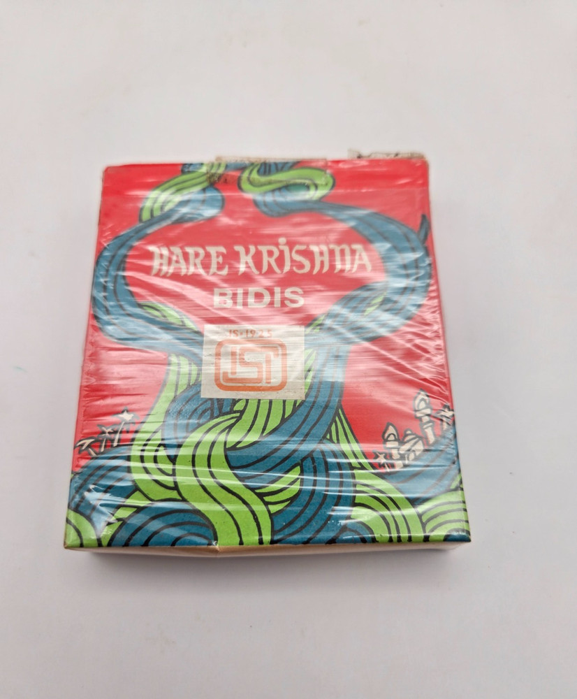 Hare Krishna Bidis Empty Tobacco Cigarette Box India