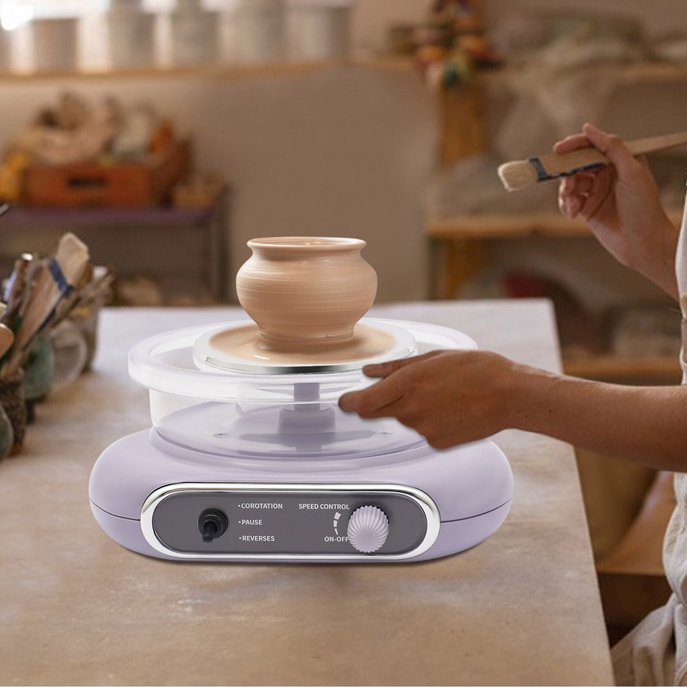 Electric Adjustable Speed Pottery Machine Mini Clay Making Pottery Machine NEW