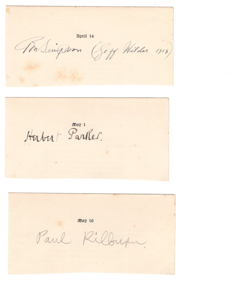 25 Classical Signed Birthday Pages 1920s / Autographed Opera Pianists Composers