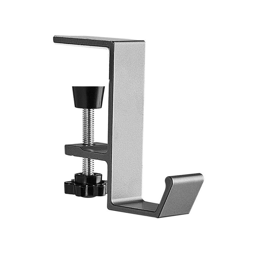 Compact Design Adjustable Clamp Hooks Set of 3 for Desktop Organization