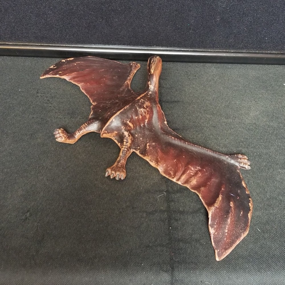 Vintage Rubber Pterodactyl Dinosaur Toy 15" Large
