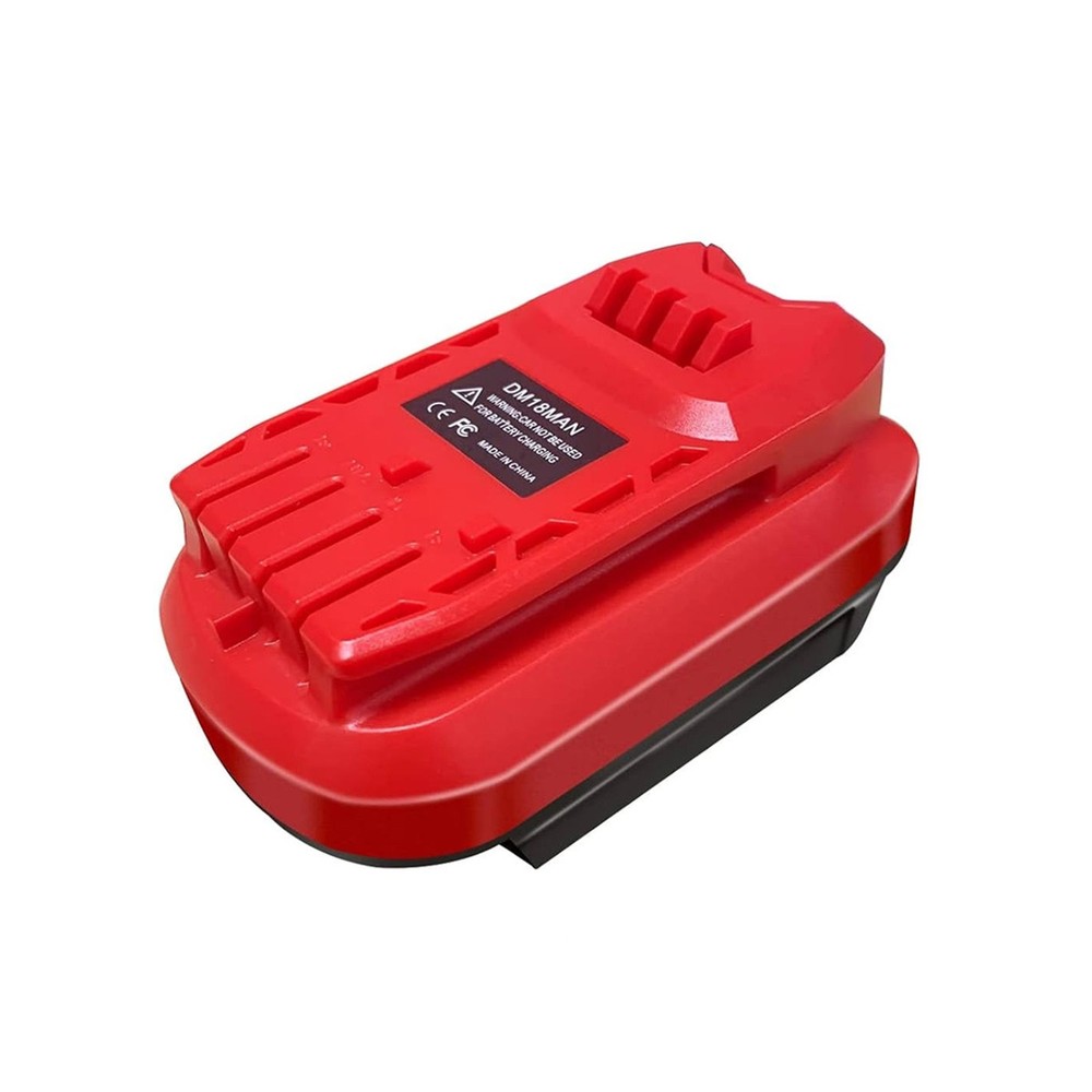 Battery Adapter for DeWalt 18V/20V on Craftsman 20V Flat Pushing Tools - PC+ABS