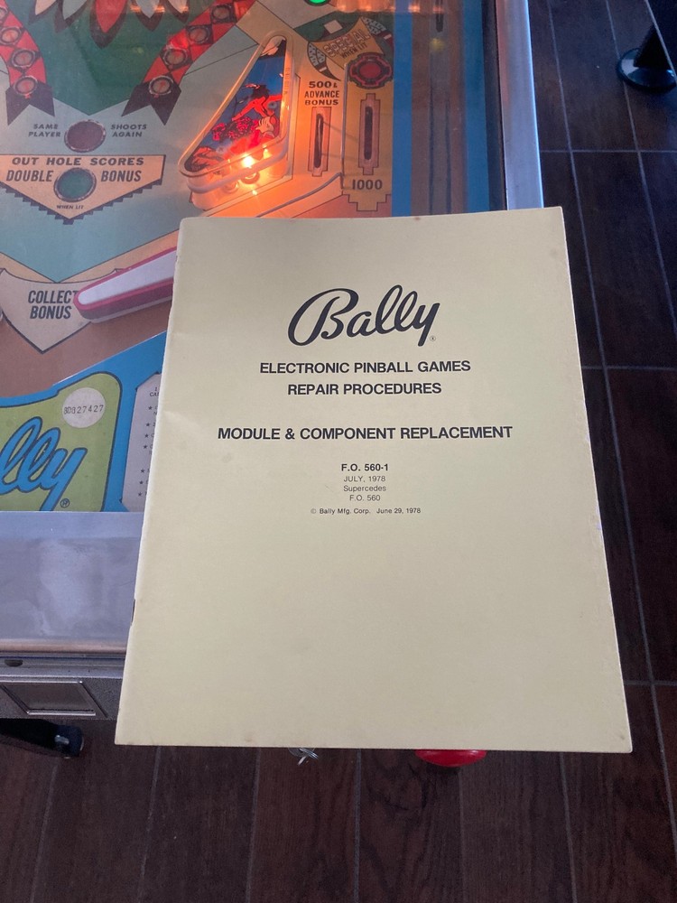 Bally, Bow and Arrow Pinball Machine, 1974