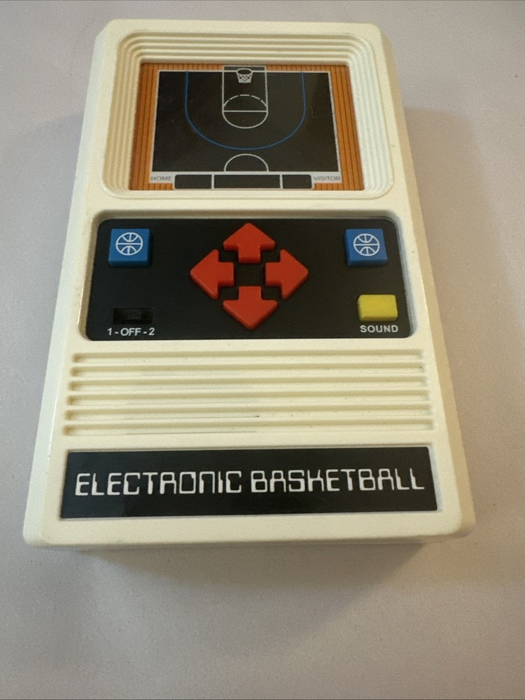 2014 Mattel Electronic Basketball Handheld Game Basic Fun
