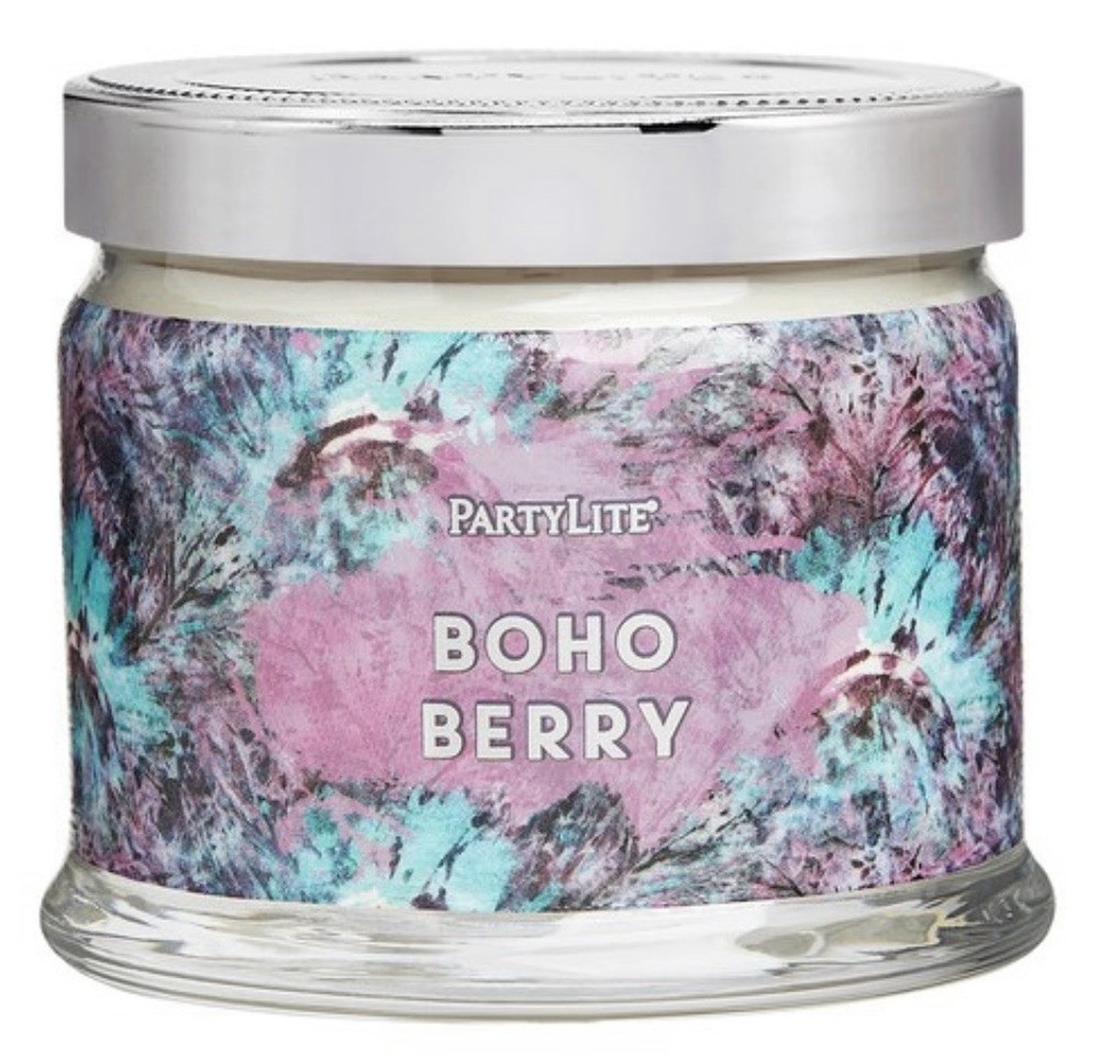 NEW IN BOX Partylite Boho Blast 3-Wick Candle