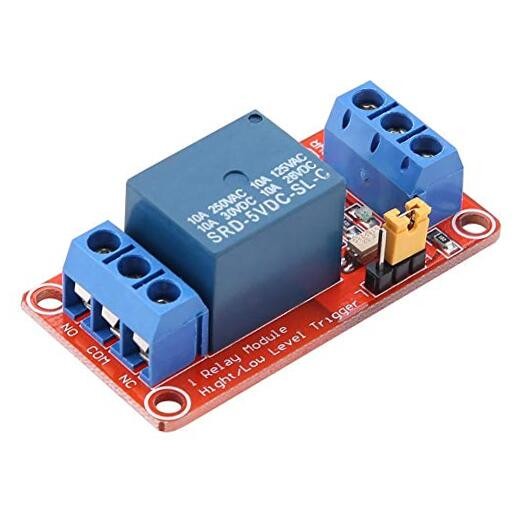 1 Channel Optocoupler Relay Module High Low Trigger Board (5V)
