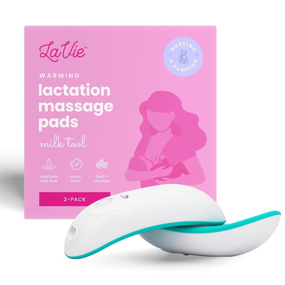 Lactation Massager 2-Pack, Heat & Vibration