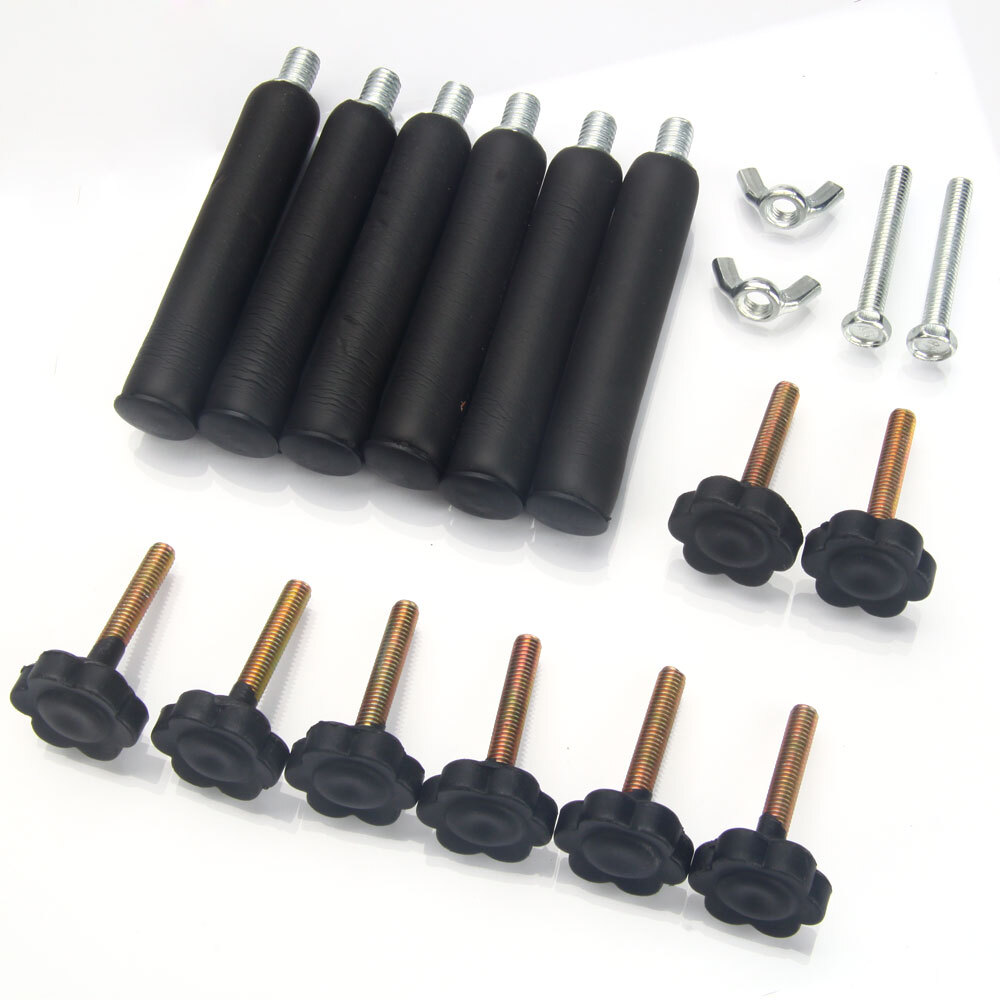 Triple Folding Multiple Guitar Holder Rack Stand Black NEW -