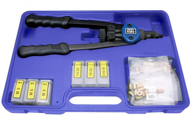 Astro Pneumatic 1442 13" Nut/Thread Setting Hand Riveter SAE/Metric