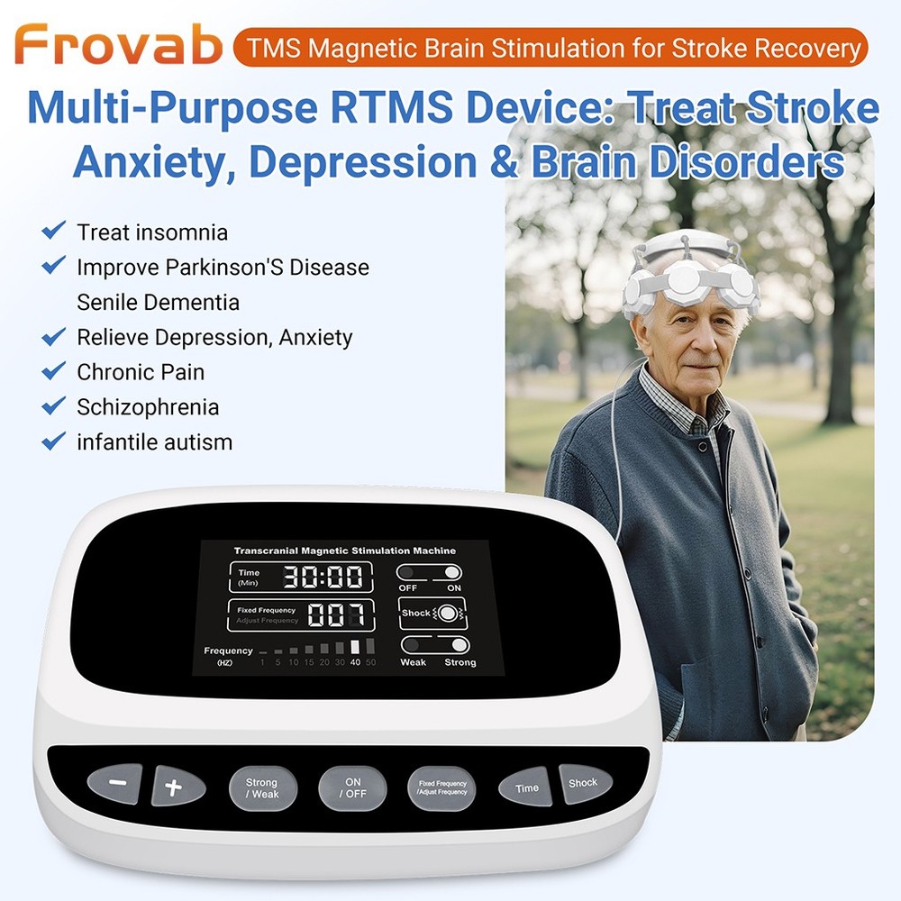rTMS Transcranial Magnetic Brain Stimulation Machine Depression Anxiety Stroke