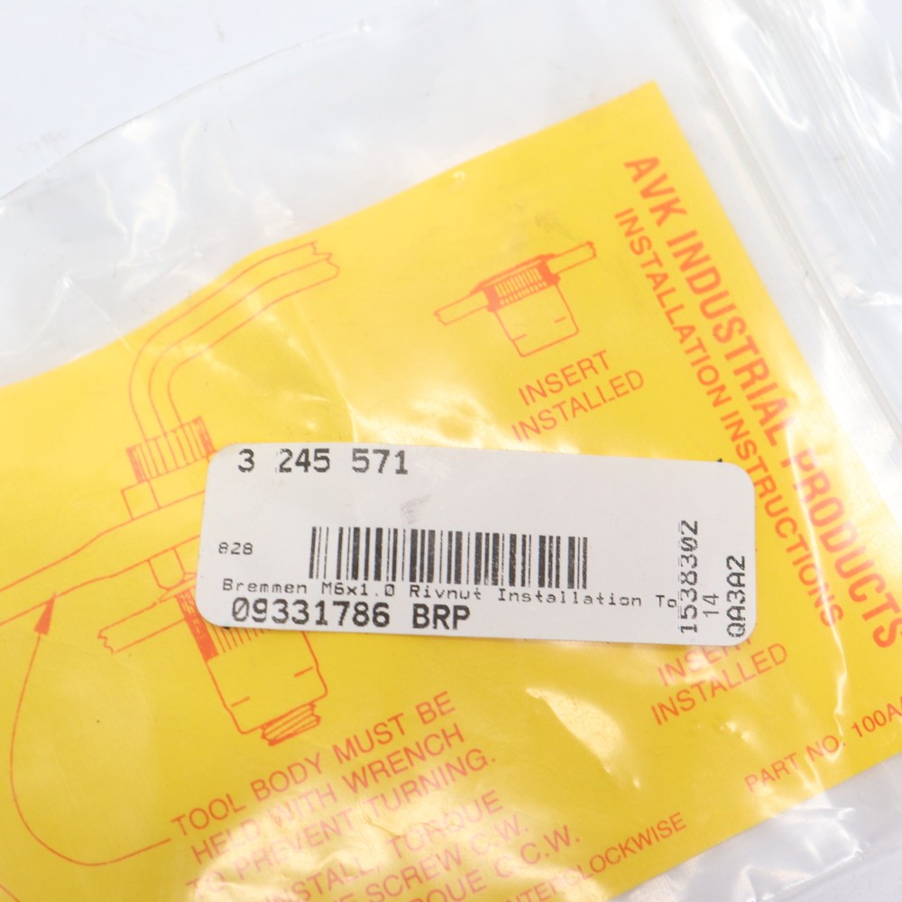 AVK Rivet Nut Installation Tool M6x1.0 3245571