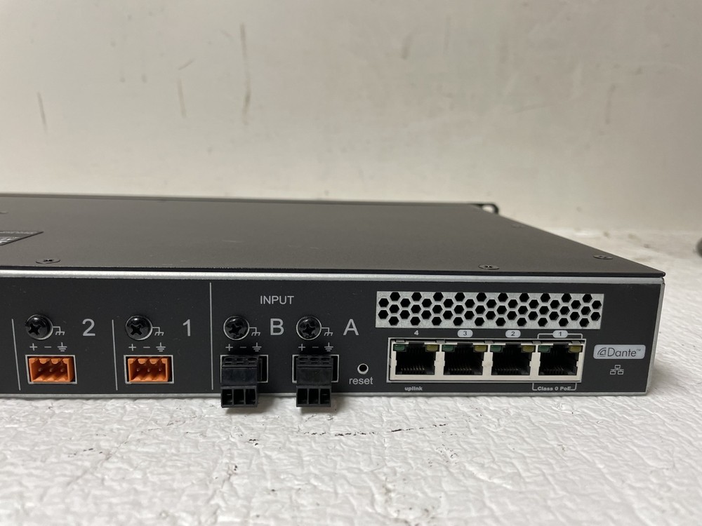 Shure MXWANI8 Microflex Wireless Audio Network Interface w/ Rack Ears