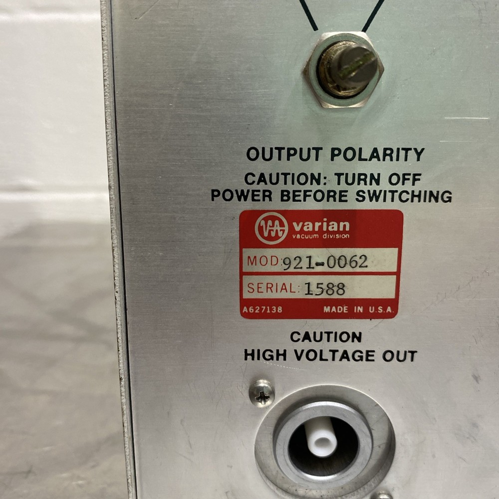 Varian Vaclon Pump Controller Unit Model 921-0062