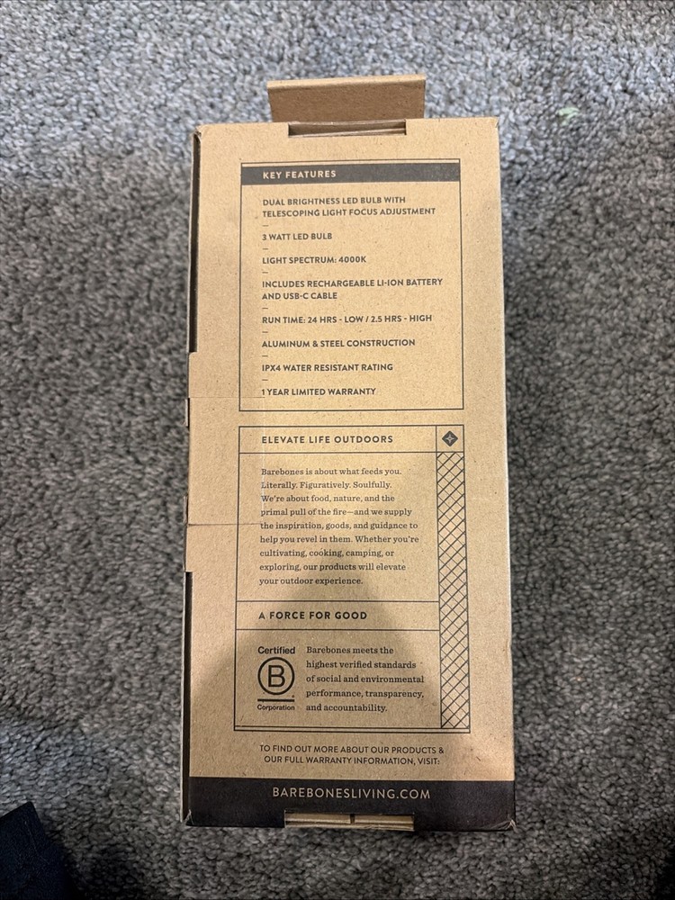 Barebones Vintage Flashlight