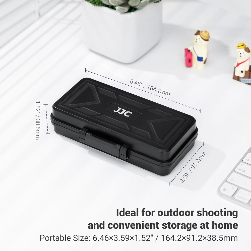 Multi-Function Camera Battery Memory Card Storage Case for 6 SD Card,6 CFexpr...