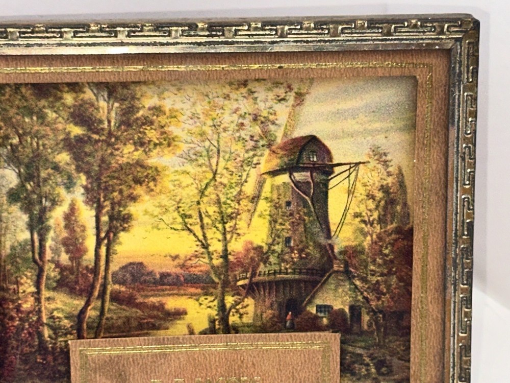 MCM Advertising Thermometer 'Fall Scene' E. F. Jacobs Hardware Klemme IA