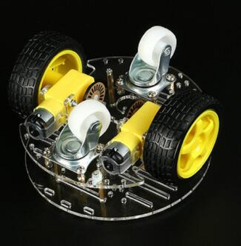 Smart Robot Car TT Motor Parts Assembly Suite Speed Encoder Battery Box 2WD