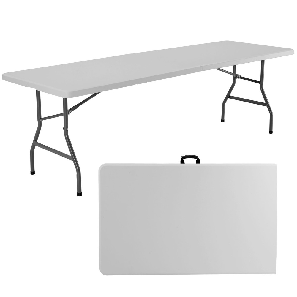 Portable Folding Table with Carrying Handle - Available in 8ft, 6ft, and 4ft