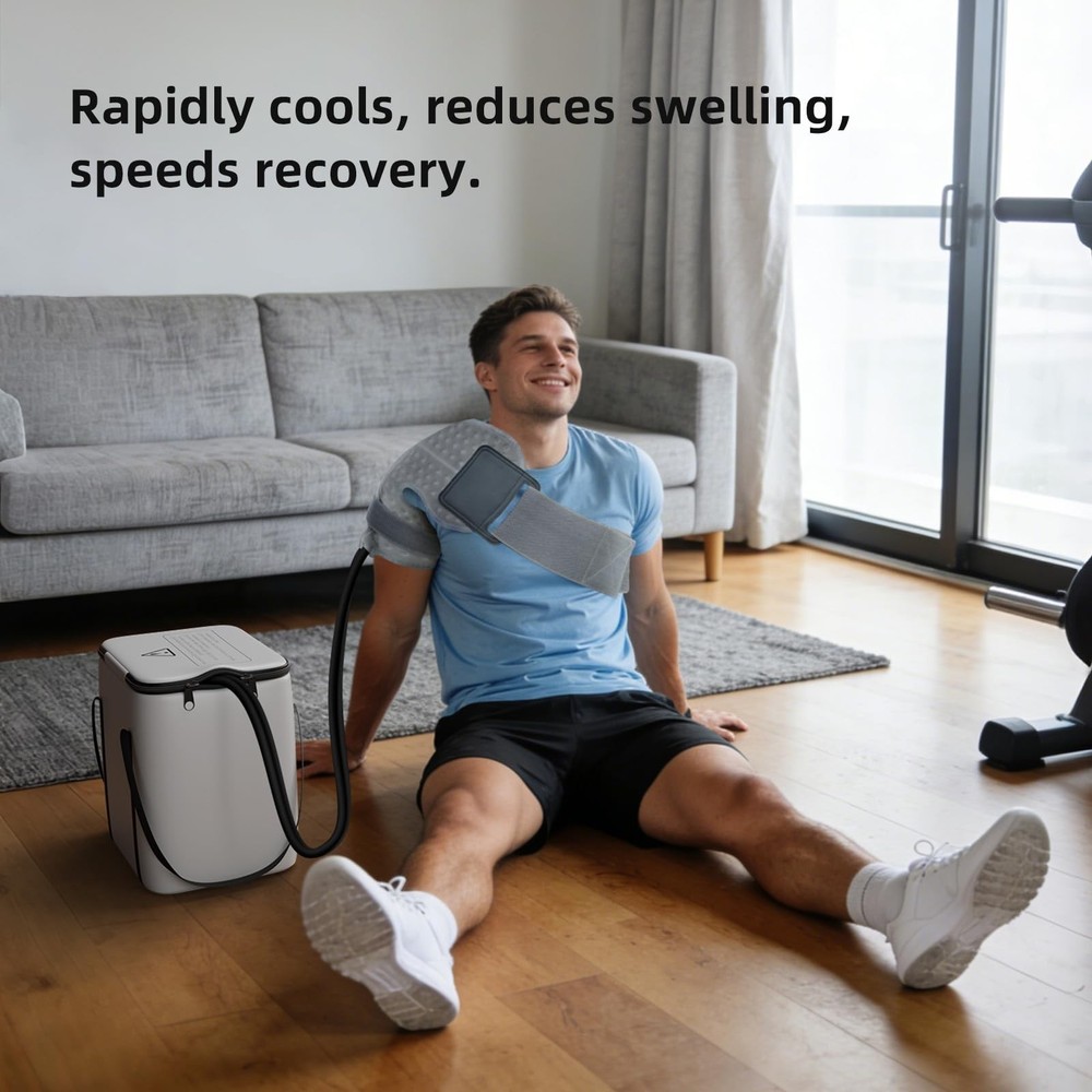 Ice Machine for Shoulder After Surgery, Shoulder Ice Pack Machine with Progra...