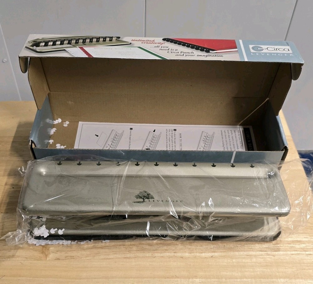 Levenger Circa Desk Punch 11 Hole Notebook Hole Punch Office Tools
