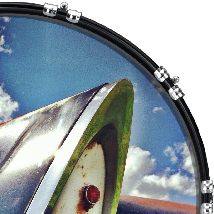 Custom 22" Kick Bass Drum Head Graphical Image Front Skin Classic Coronet 1