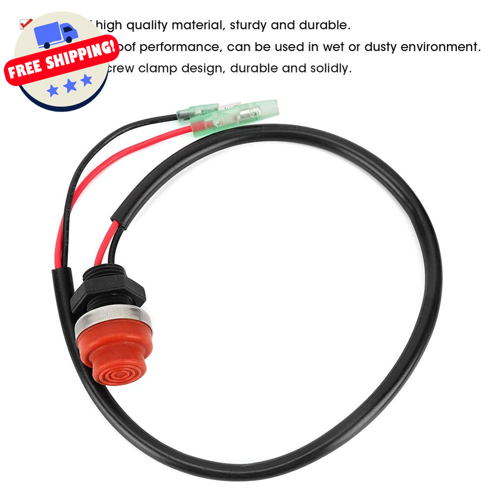 Outboard Start Button Boat Button Switch, Start Stop Keyless Push 1989