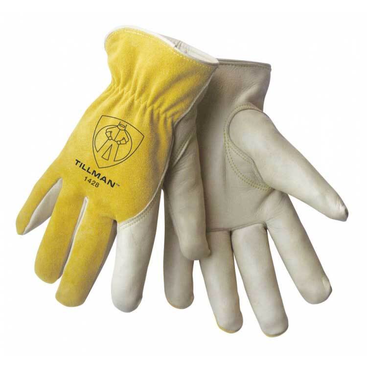Tillman 1428 Top Grain/Split Cowhide Drivers Gloves Large