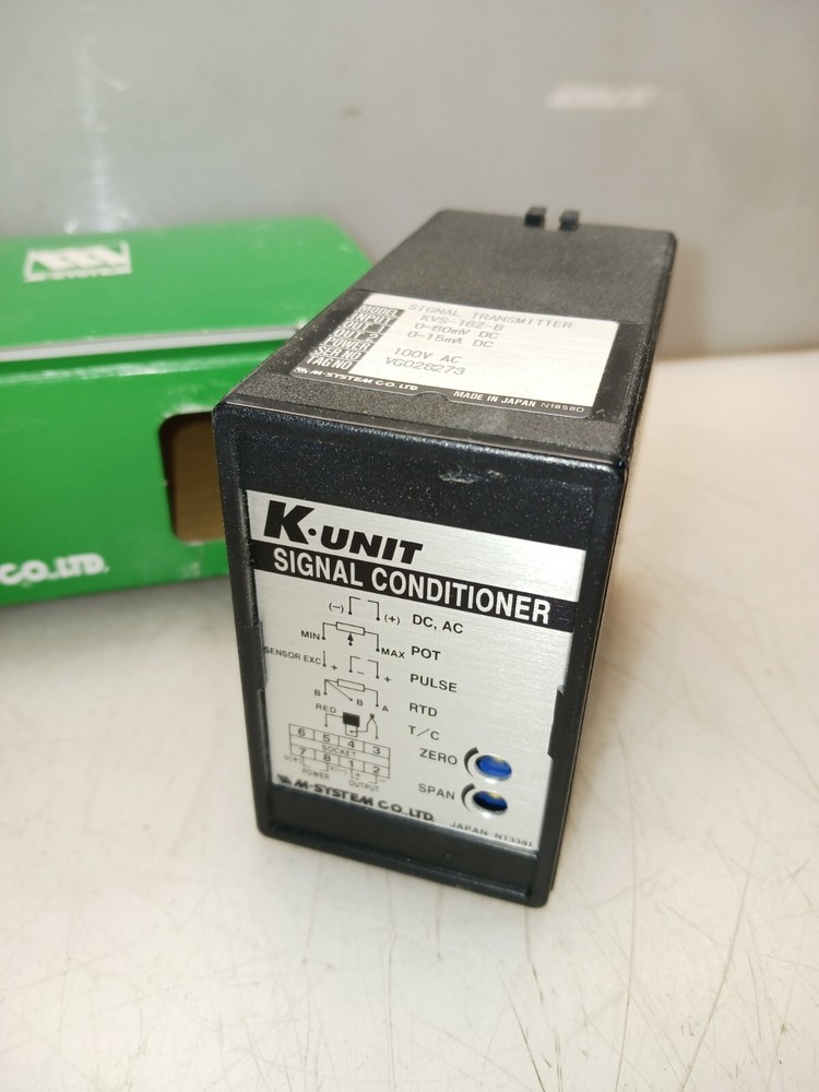 NEW M-SYSTEM KVS-16Z-B K-UNIT SIGNAL TRANSMITTER CONDITIONER