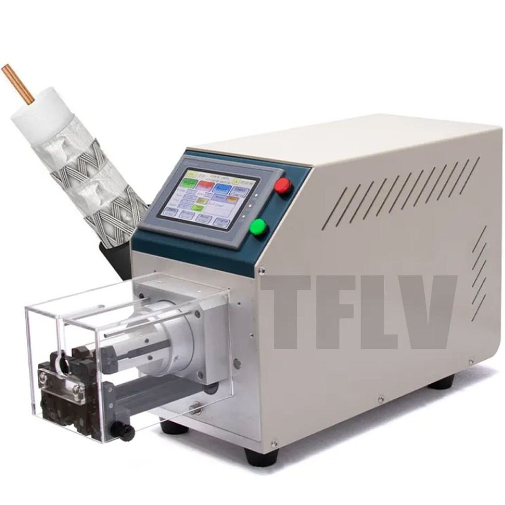 110V Coaxial Cable Rotary Stripping Knife Wire Stripping Machine 9 Layers