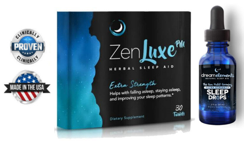ZenLuxe PM + Dream Elements Drops BUNDLE!! Non-Habit Forming|Herbal|COMBO