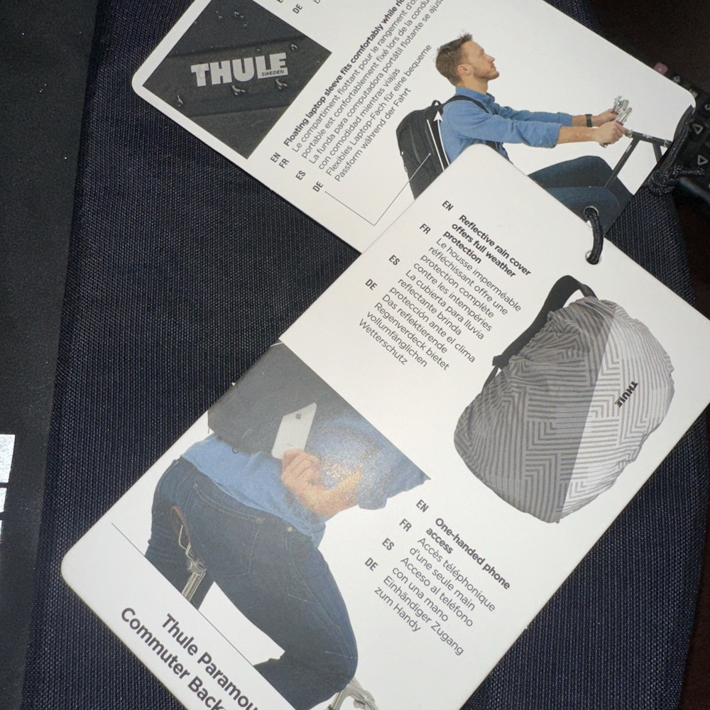 THULE 3204731 Paramount 27L Commuter Backpack New
