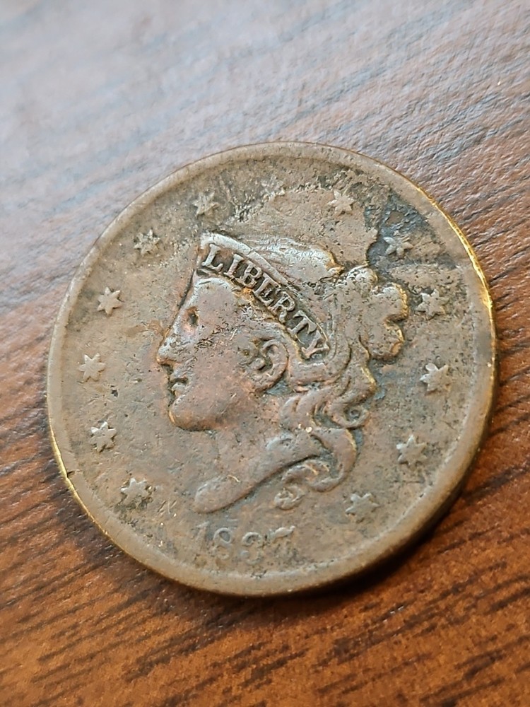 1837 Coronet Head Large Cent