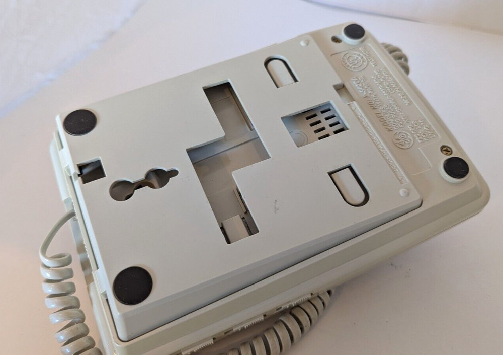Vintage GE Beige Push Button 2-Line Phone 2-9420A (Untested, As Is)