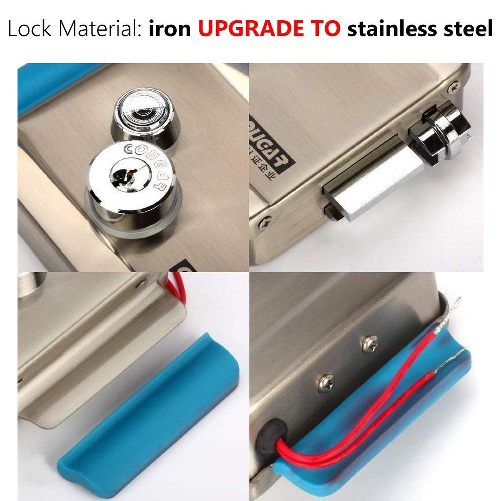 Upgrade Version AMOCAM Electric Electronic Door Lock 6pcs Computerized Doted ...