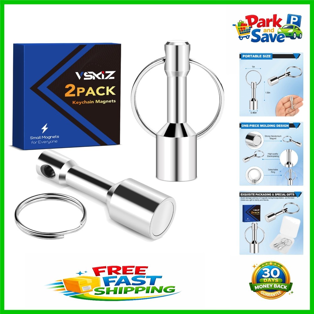 Portable Pocket Magnet Keychain - Essential Tool for Precious Metal Testing