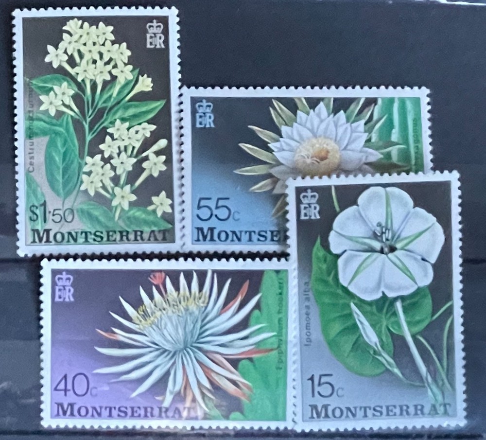 MONSERRAT 1977 Flowers set MNH