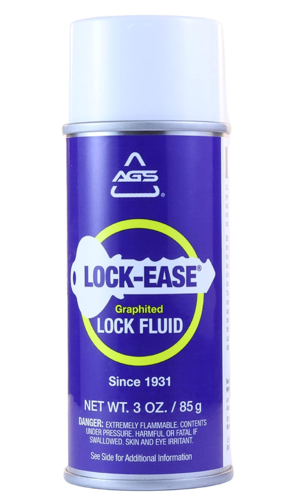 Automotive Solutions Lock-Ease Graphite Lock Lubricant – 3oz Aerosol, Prevent...