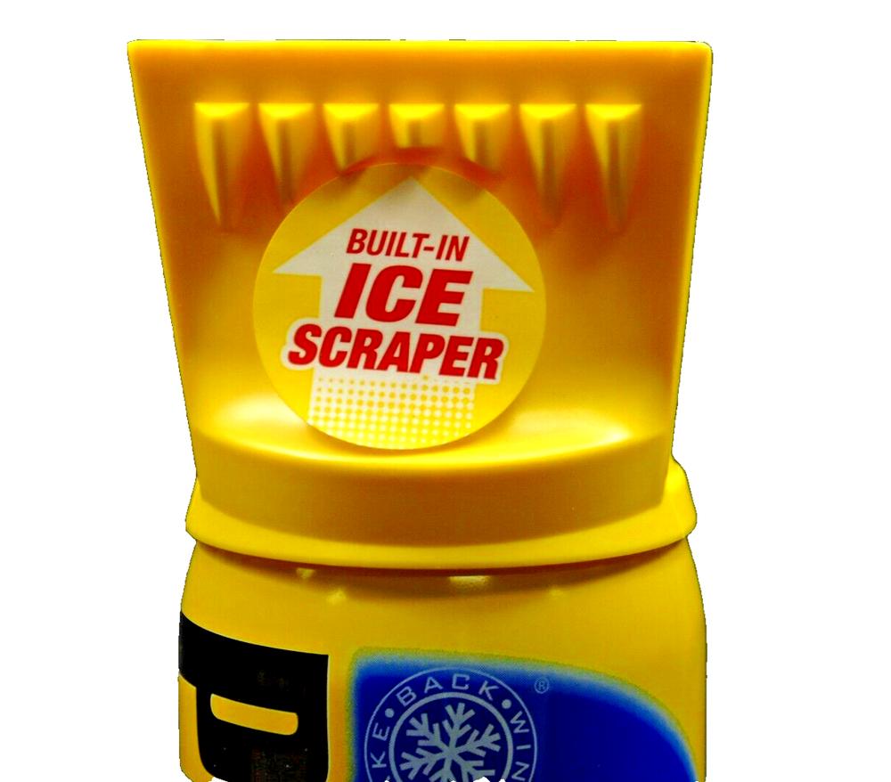 Prestone Windshield De-Icer Spray Cans 2 pack 17oz ea with Built in Scraper