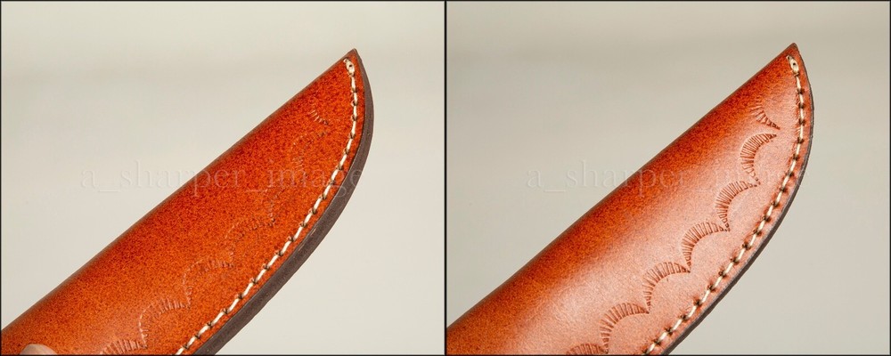 7” Stainless Steel Skinner SHARP Camel Bone Handle + Leather Sheath Rugged