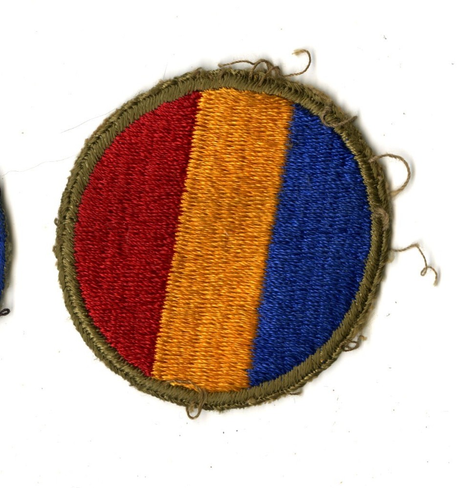 Replacement and Schools Command White Back Patch WWII Original