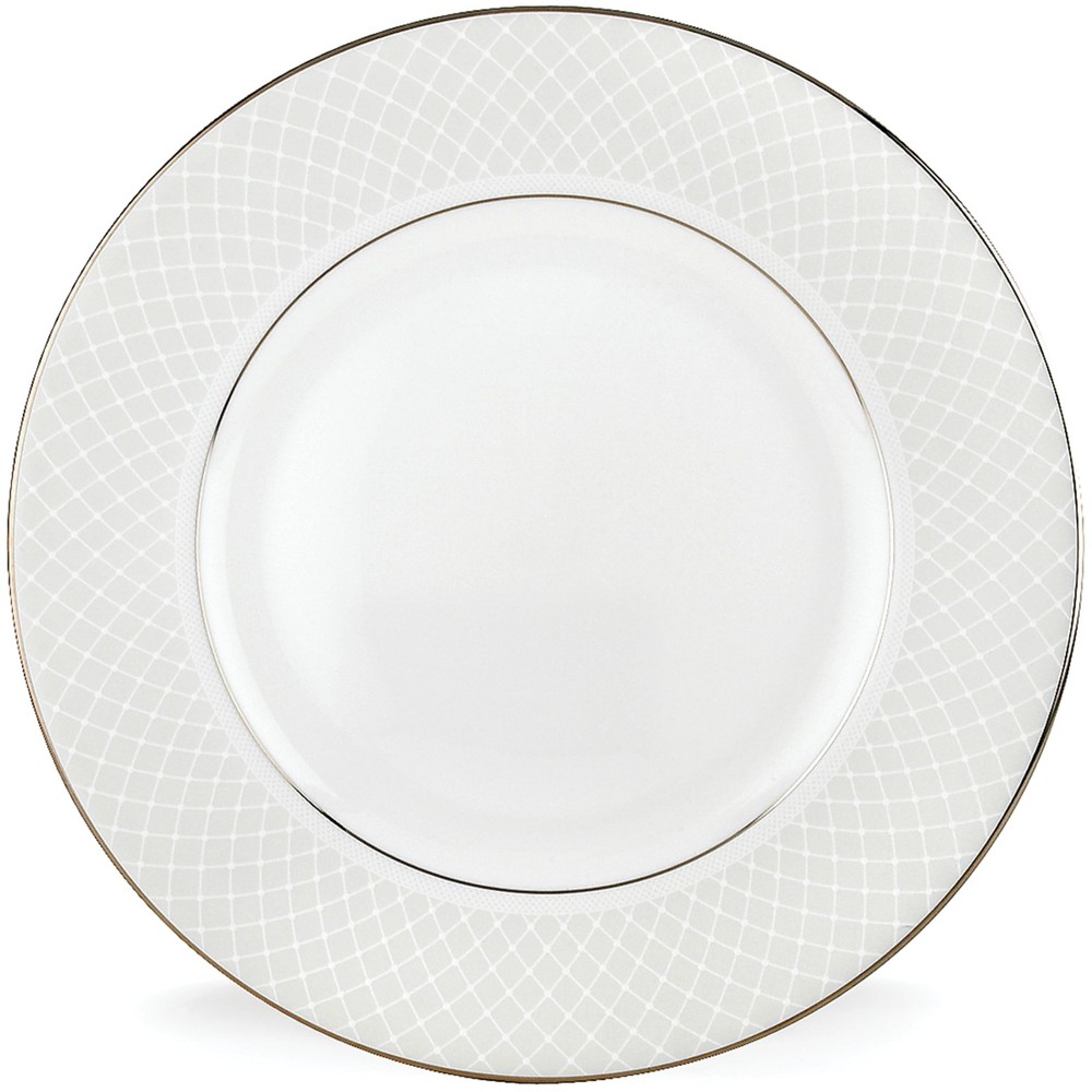 Venetian Lace Dinner Plate, White