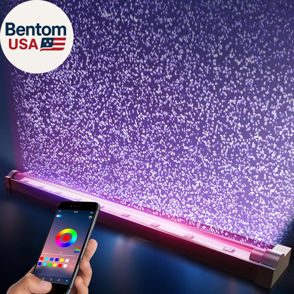 Smart App-Controlled LED Aquarium Light with 16 Million Colors, 12 Dynamic Effec