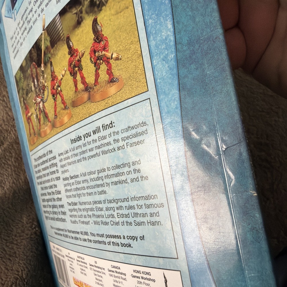 Warhammer 40K - “Codex Eldar” 3rd edition 1999. Acceptable condition. #2