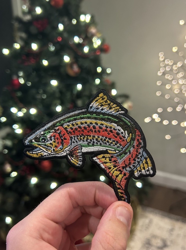 Retro Trout Patch