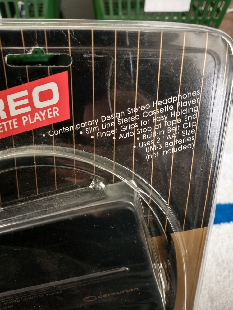 Brand New Centurion Stereo Cassette Player Model E304